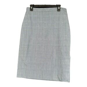 Banana Republic Women's 8 Wool Blend Houndstooth Pencil Skirt Office Career